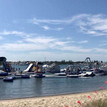 AquaSplash Inflatable Water Park